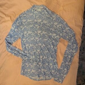 Mesh mock neck Wray NYC top - size XL